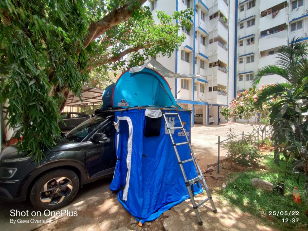 Venue car tent