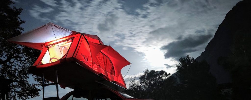 car roof top tent LED lights